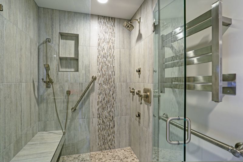Modern Shower Niche for Storage